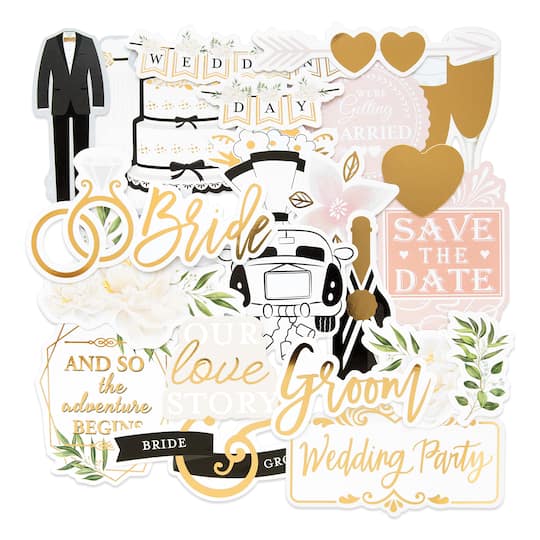 Wedding Die Cut Sticker by Recollections™
